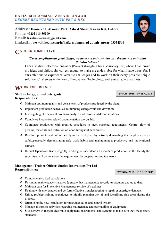 Upgrade Rewrite Design Professional And Engineering Resume Cv