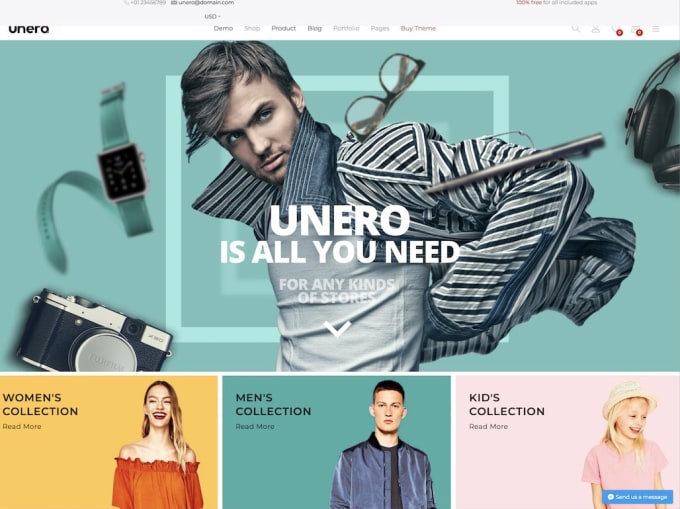 concevoir un site Web Shopify de mode de vetements boutique Shopify