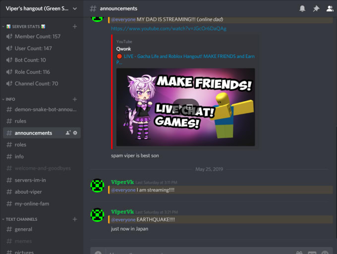 Make A Discord Server And Add Bots By Vipervk