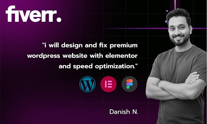 design and fix premium wordpress website with elementor and speed optimization