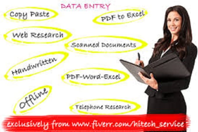 Data entry and copy and paste by Navien01 | Fiverr