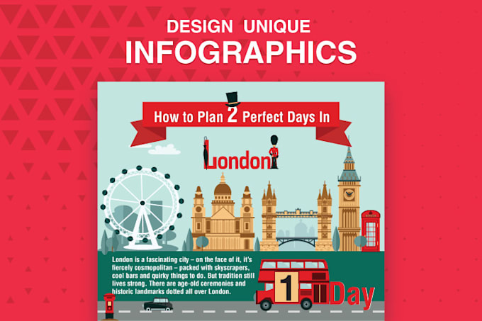 do professional unique infographic design