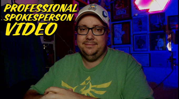 be your professional spokesperson