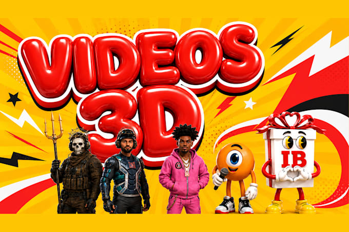 create professional animation and cartoon 3d
