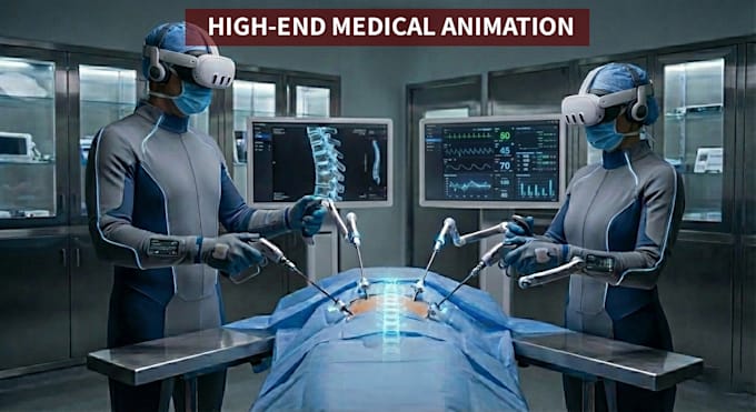 create high end medical animation videos and films