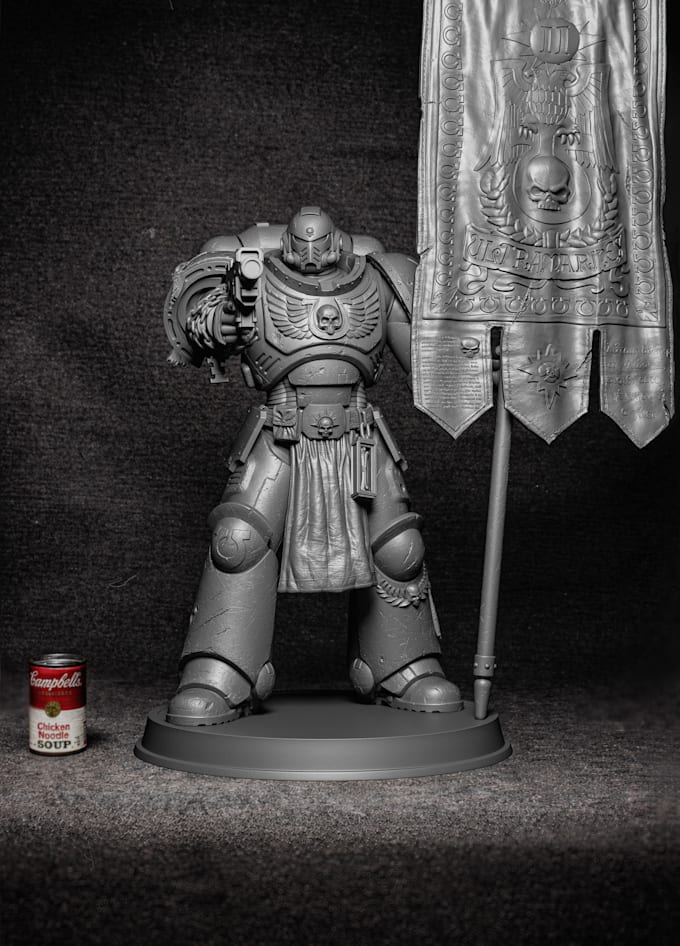 sculpt 3d character and creature for 3d printing