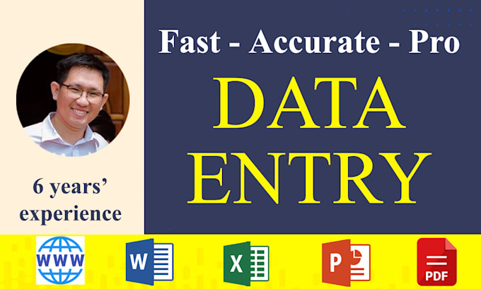 do fast image pdf data entry within 24 hours