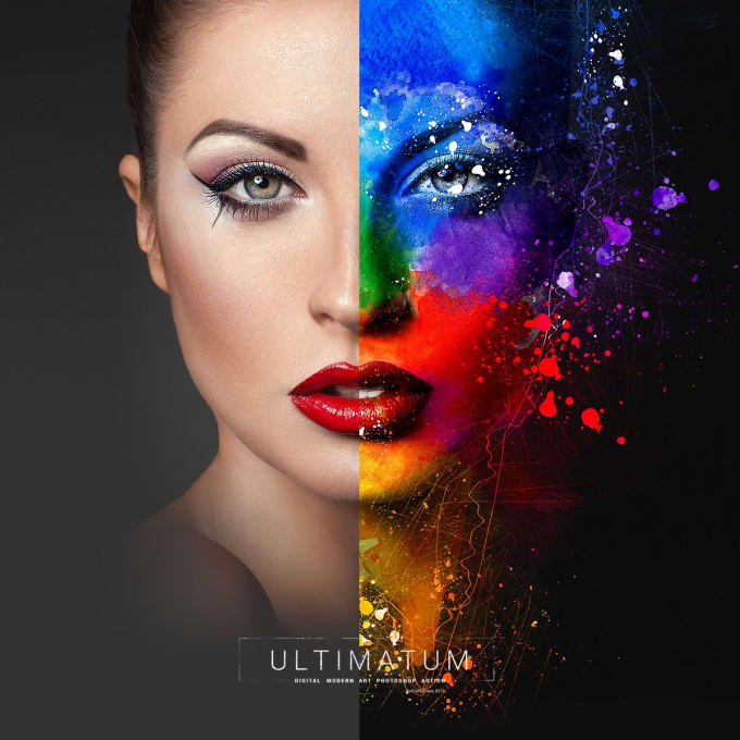 do photoshop editing with artistic and