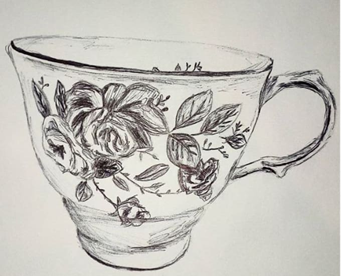 do a drawing in pen of anything