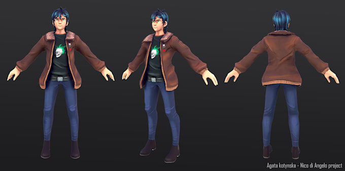 Make A 3d Character Model By Wilczysmok
