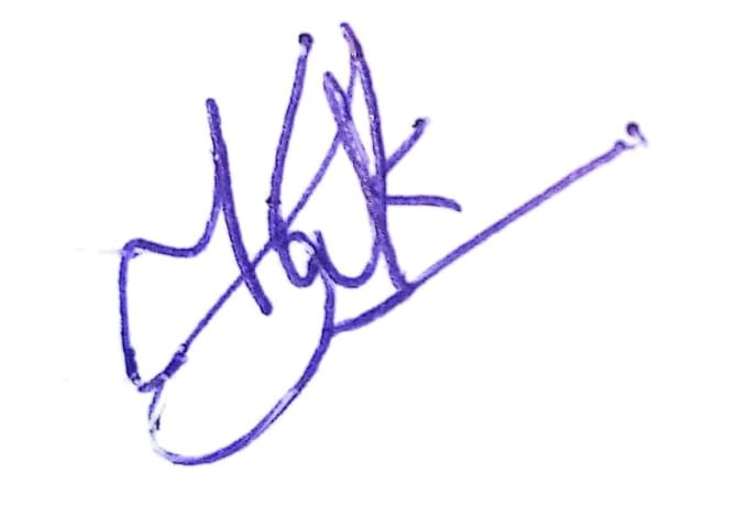 Make transparent png image of your signature by Piyushsharma192 | Fiverr