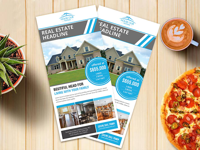 design amazing flyer, dl flyer, poster and door hanger