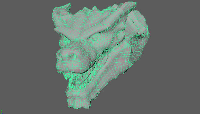 Retopologise 3d Models Using Maya By Sam Wyton 3d