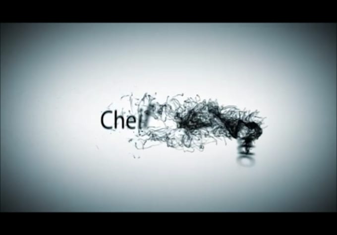 make A Ink Particile Reveal Intro