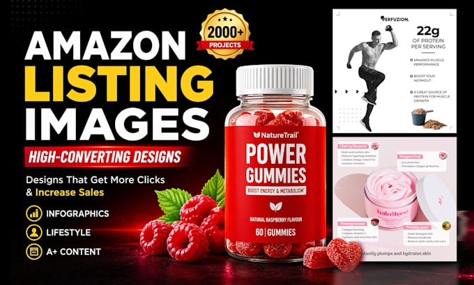 design professional amazon product listing images