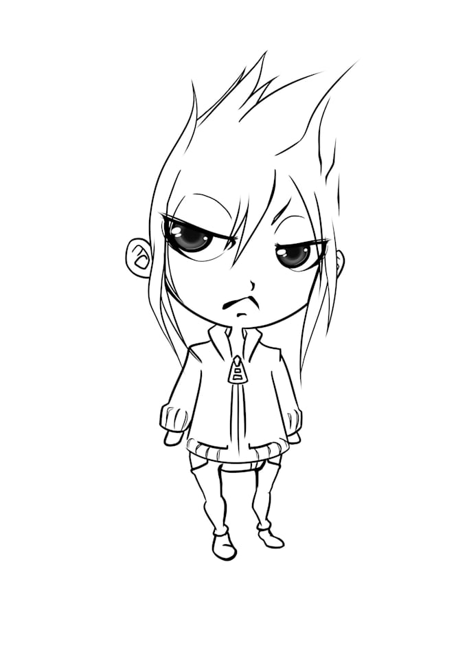Draw Chibi Stuff And Anime Concept Art By Cruxbrainchild Fiverr