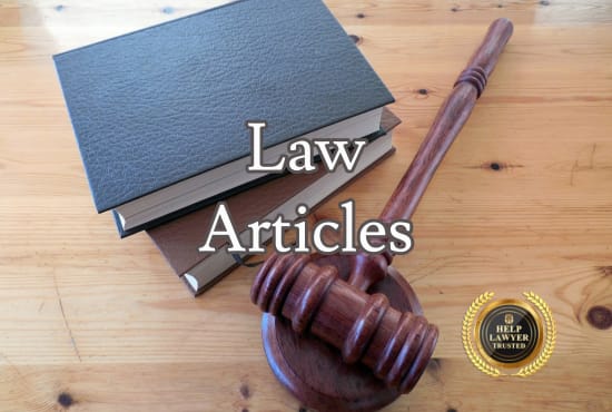 post your legal article
