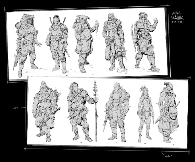 design characters concept art