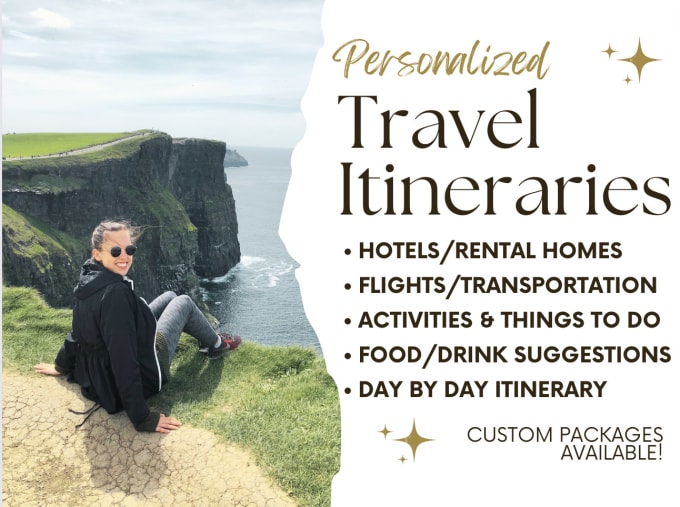 plan a researched travel itinerary for your vacation or trip