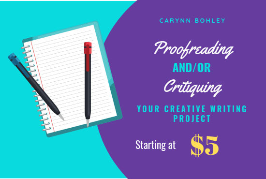 proofread or critique your creative writing