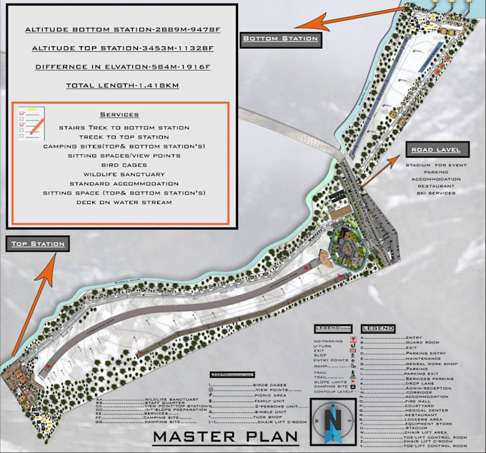 make any site plan and masterplan