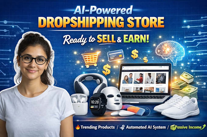 ai powered dropshipping store ready to sell and earn