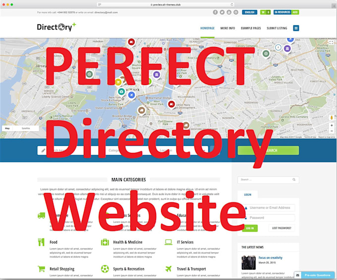 build a directory website with wilcity, listingpro or geodirectory