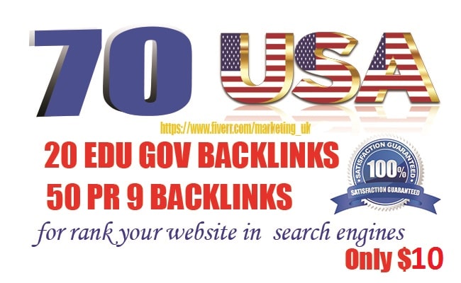 do manually create 70 high pr backlinks
