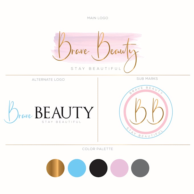 do complete signature branding kit for you