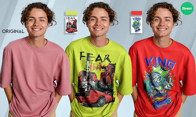 make realistic clothing mock ups change pattern and recolor