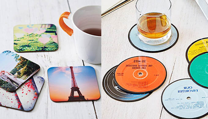 design pulpboard paper coasters, mouse pad, drinkware