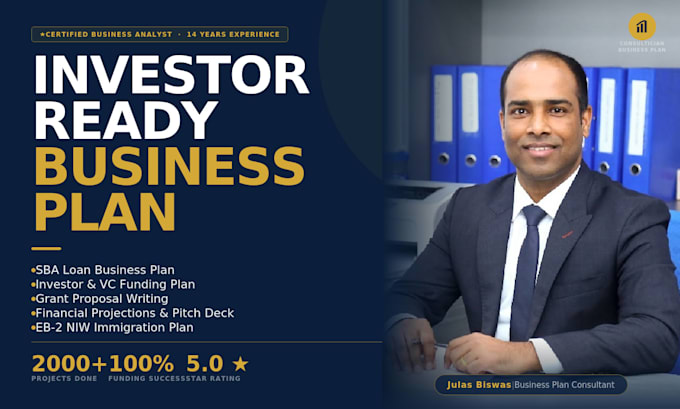 write an investor ready business plan and financial model