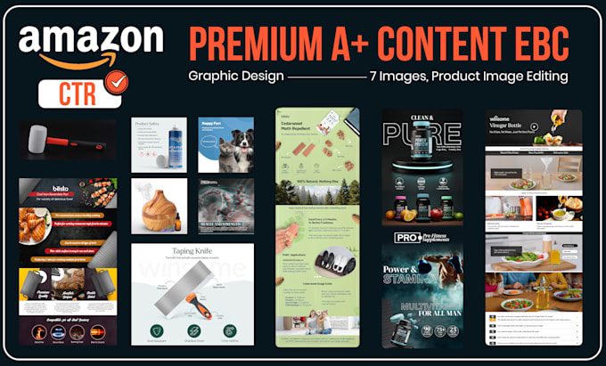 design high converting amazon listing images and premium a plus content