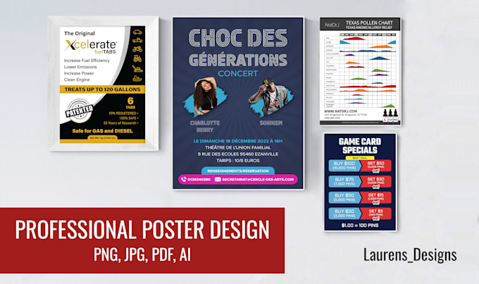 Design a professional print ready poster by Laurens_designs | Fiverr