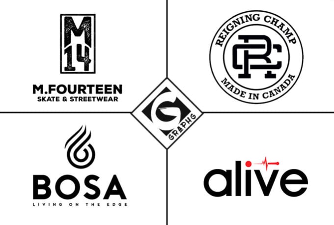 Make modern urban streetwear clothing brand logo design by Graphg | Fiverr