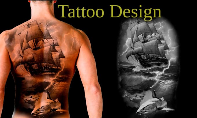 I will turn your idea into a unique custom tattoo design
