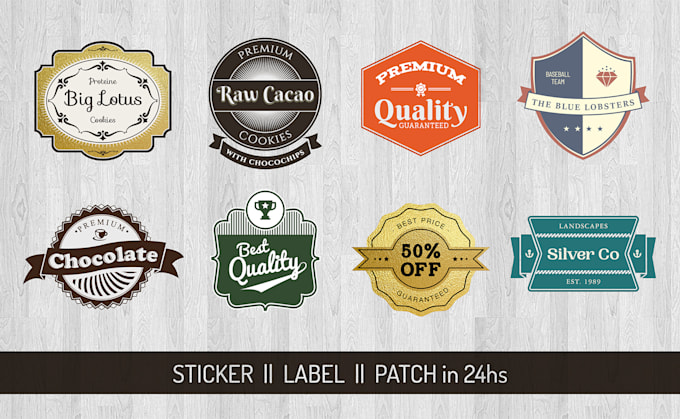 do a custom sticker or label in 24 hour