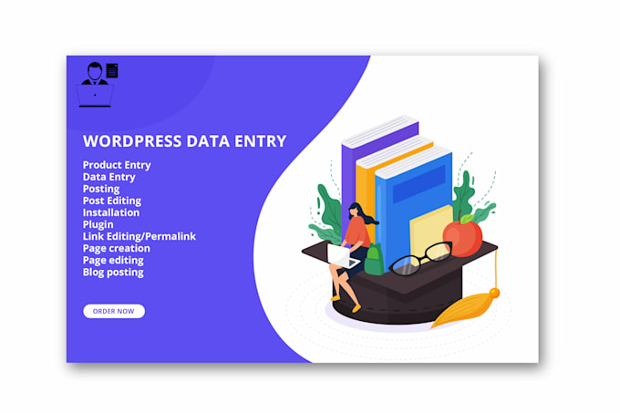 do wordpress data entry and blog posting