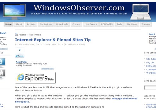 place a text link ad on my PR5 website for two weeks above the fold