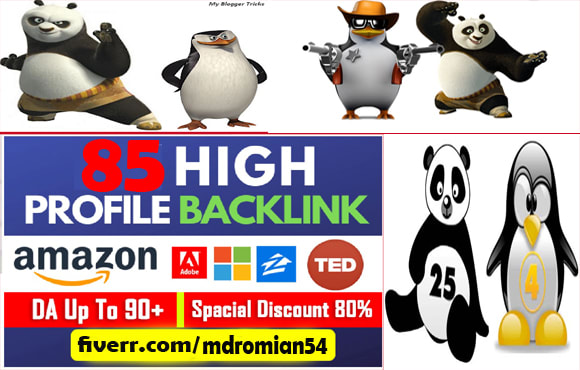 build 85 profile backlinks from adobe,ted,amazon