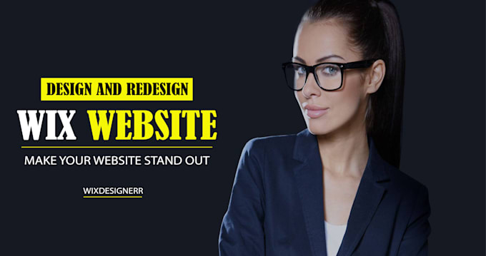 design or redesign wix websites, wix business websites