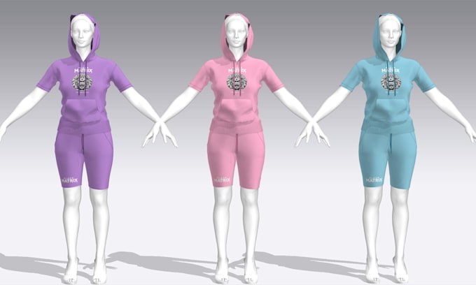 make 3d fashion designs and clothing designs