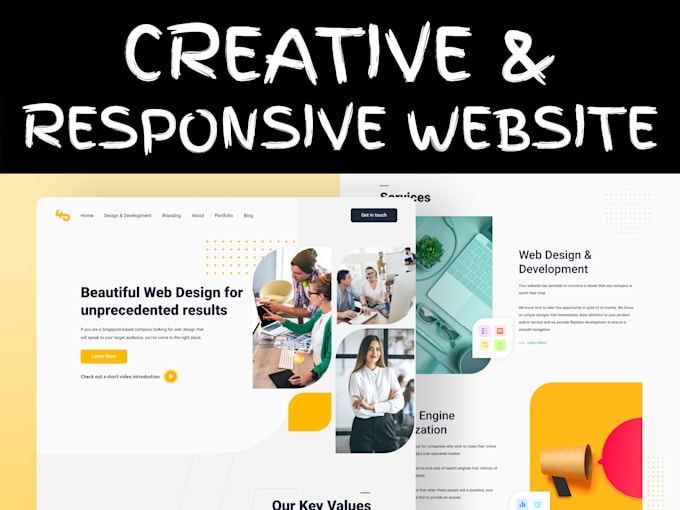 create custom, responsive websites with a mobile first approach