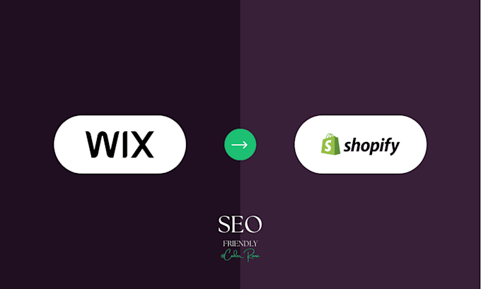 transfer, migrate or move wix store website to shopify
