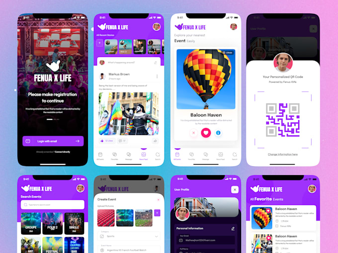 design mobile application uiux design for android and IOS
