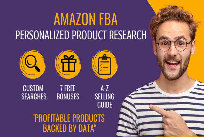 Hire a freelancer to do amazon product research for fba private label and bonuses