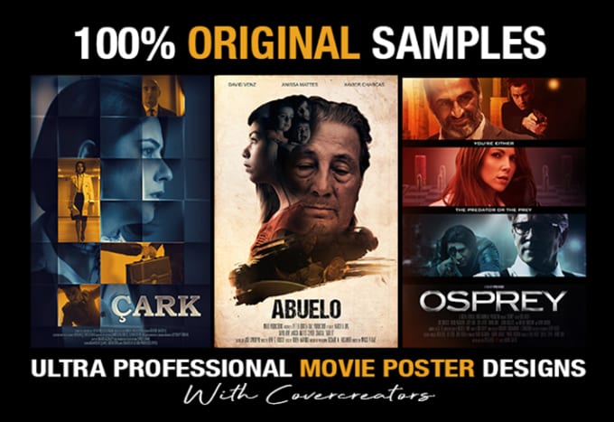 Hire a freelancer to design an ultra professional movie poster