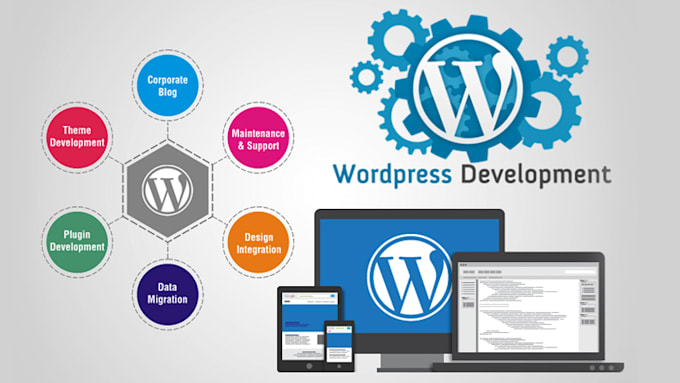 build responsive wordpress website design and blog