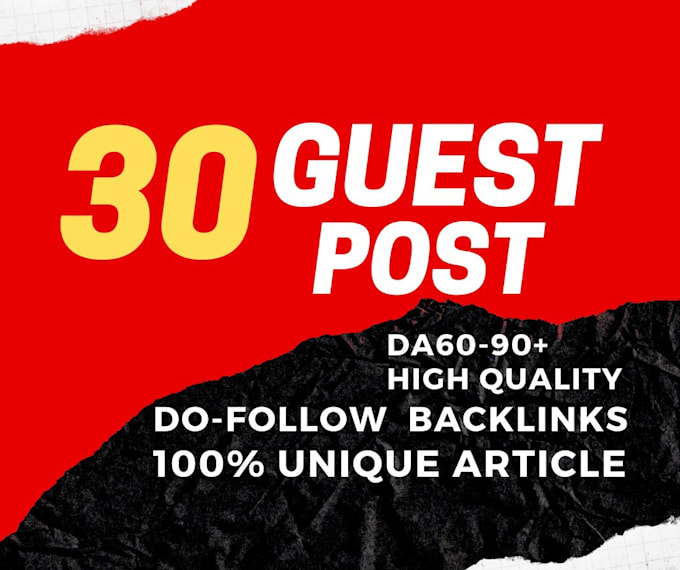 do guest posts with permanent backlinks