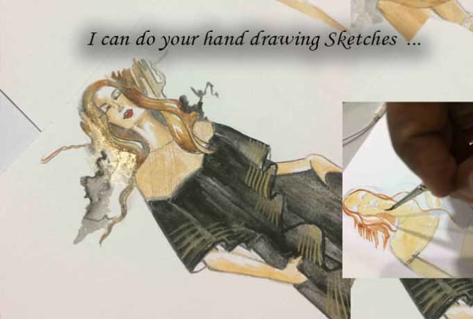 Draw Your Watercolor And Freestyle Drawings By Sararathnayake
